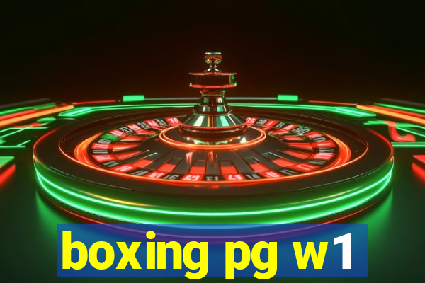 boxing pg w1